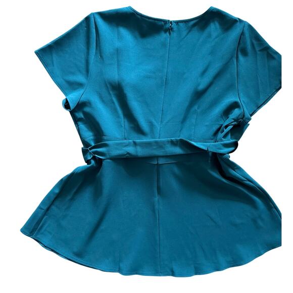 Lane Bryant Aqua Teal Green Blouse Women's 16 - Picture 2 of 8